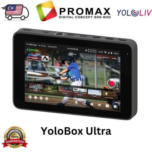 YoloBox Ultra - All-in-One Multicamera Live Streaming and Switching System
