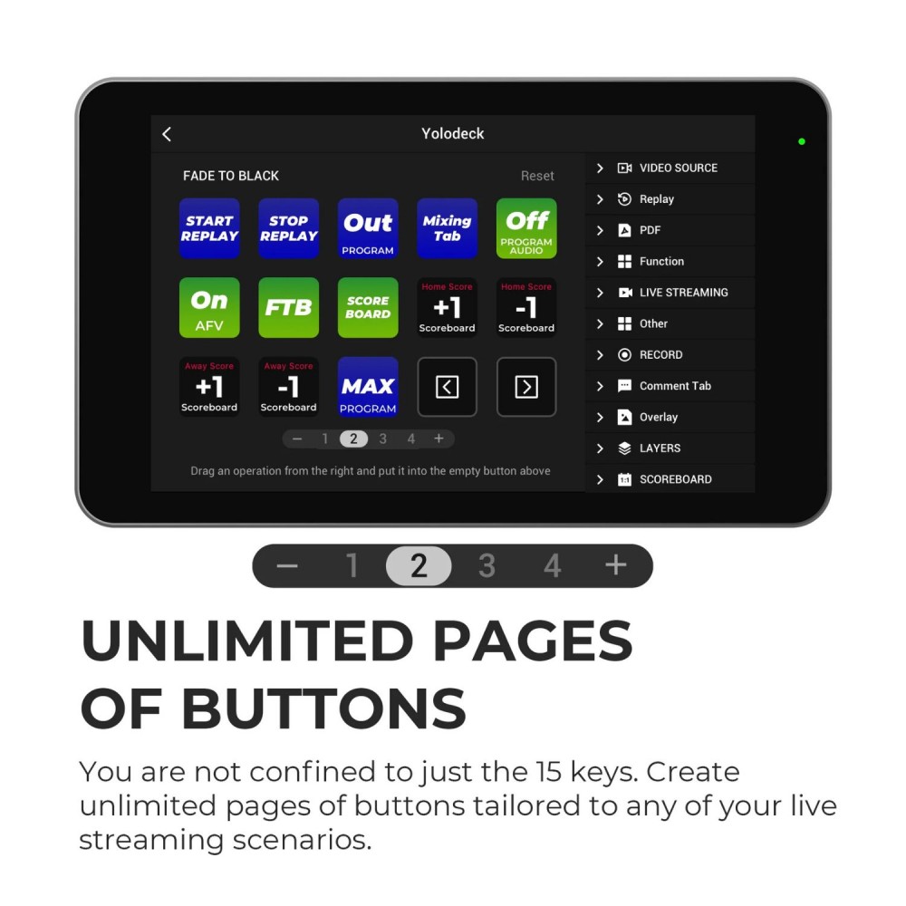 YoloDeck - Control Panel for YoloBox YoloDeck - Control Panel for YoloBox