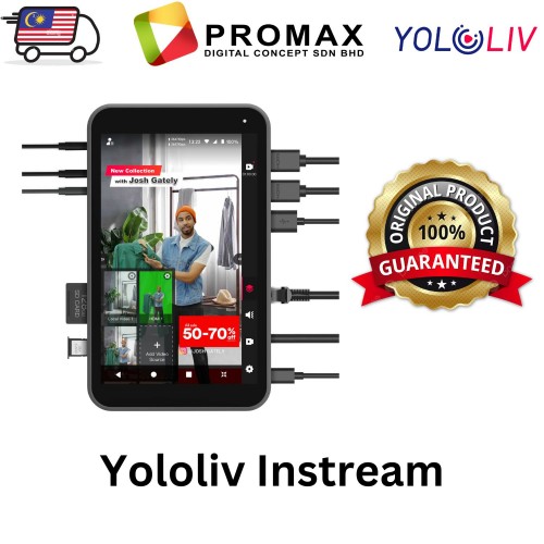 Yololiv Instream - Live Streaming Switcher Encoder Monitor System