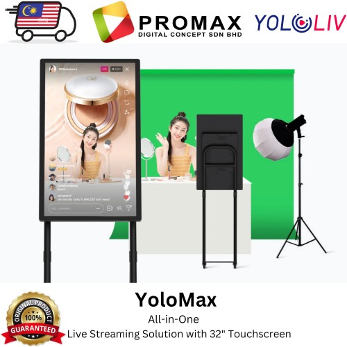 YoloLiv YoloMax All-in-One Live Streaming Solution with 32" Touchscreen