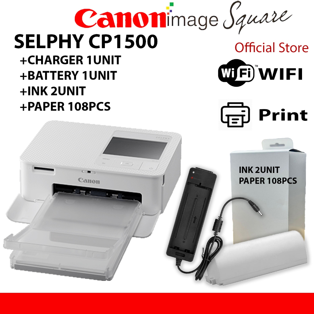 Canon-Selphy-CP-1500-Wireless-mobile-Portable-Printer-CP1500-1-Year-Canon-Warranty-replacement-for-C