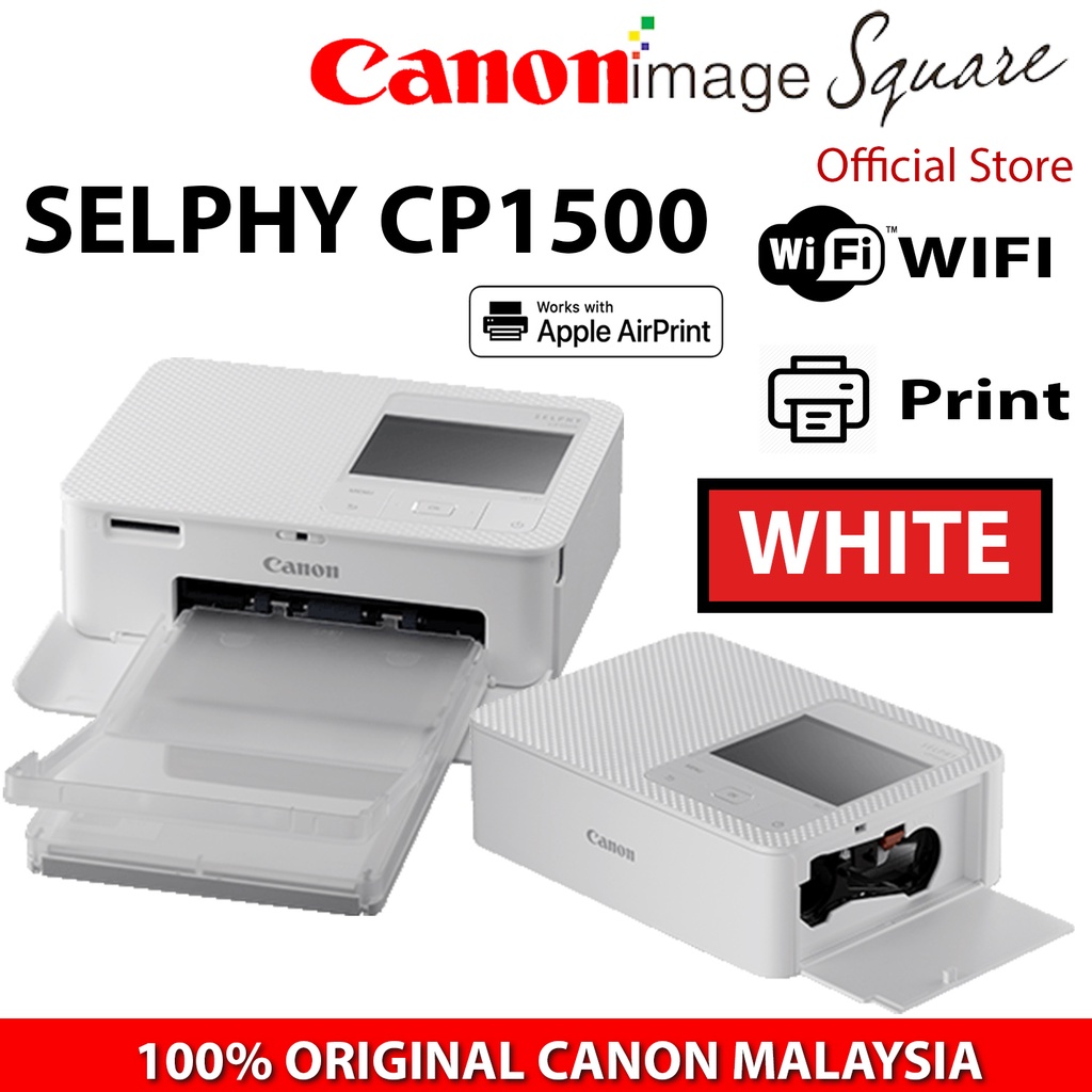 Canon-Selphy-CP-1500-Wireless-mobile-Portable-Printer-CP1500-1-Year-Canon-Warranty-replacement-for-C