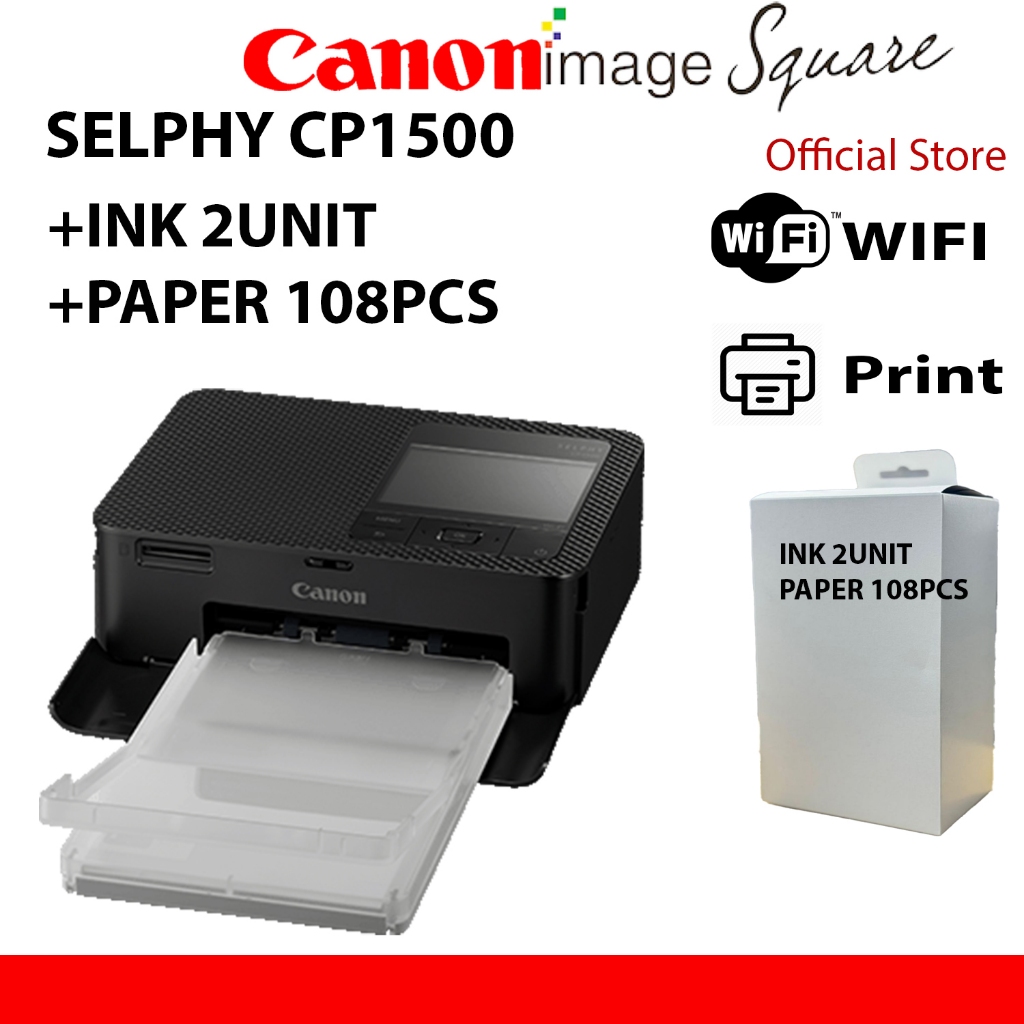 Canon-Selphy-CP-1500-Wireless-mobile-Portable-Printer-CP1500-1-Year-Canon-Warranty-replacement-for-C