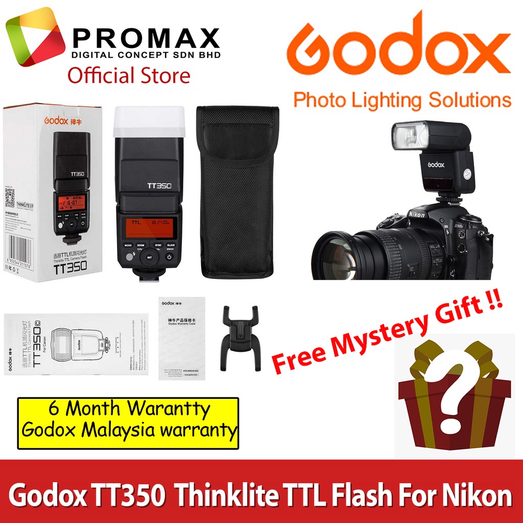 Godox-TT350-CANON-SONY-FUJIFILM-RICOH-Mini-Thinklite-Portable-Speedlite-Wireless-TT350S-TT350C