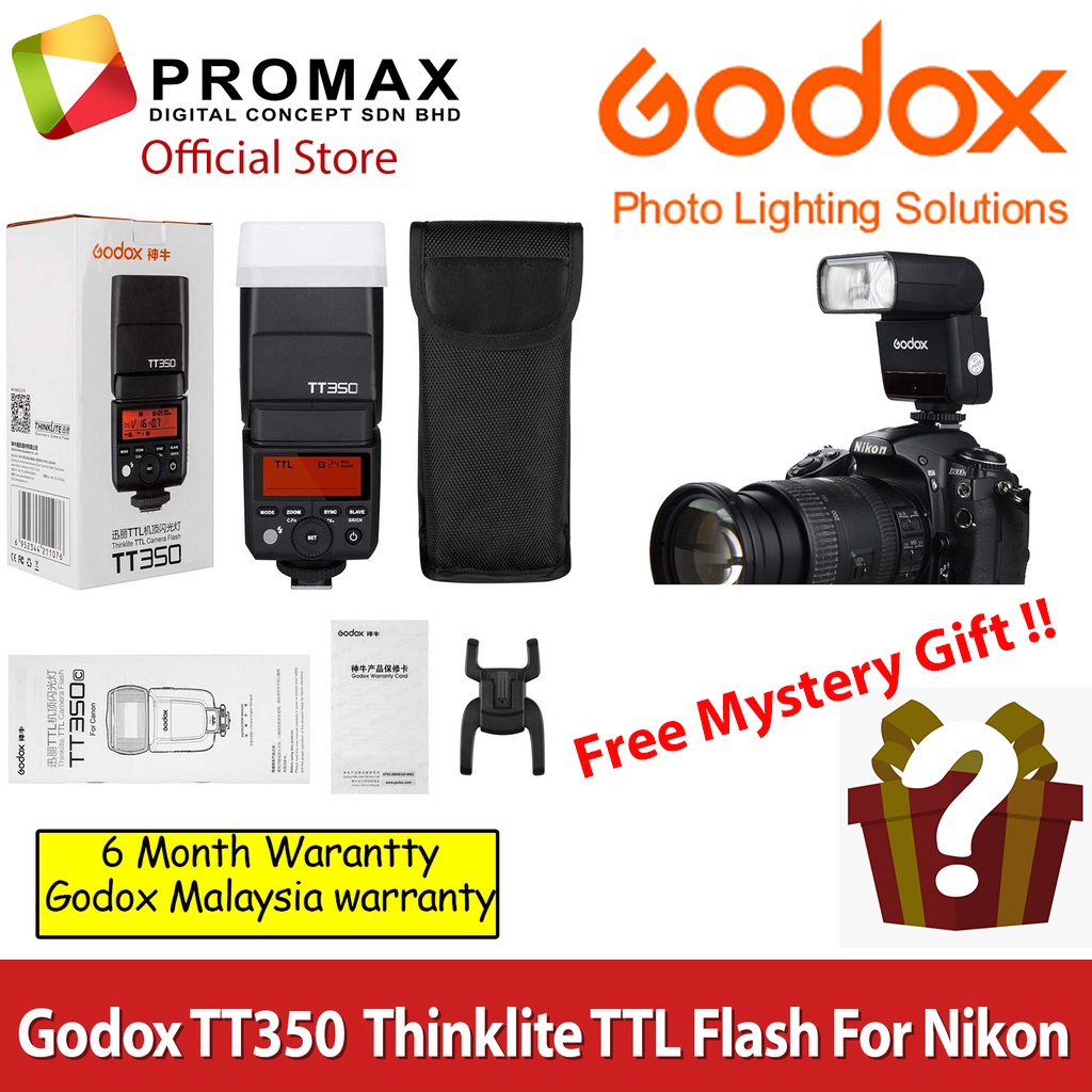 Godox-TT350-CANON-SONY-FUJIFILM-RICOH-Mini-Thinklite-Portable-Speedlite-Wireless-TT350S-TT350C