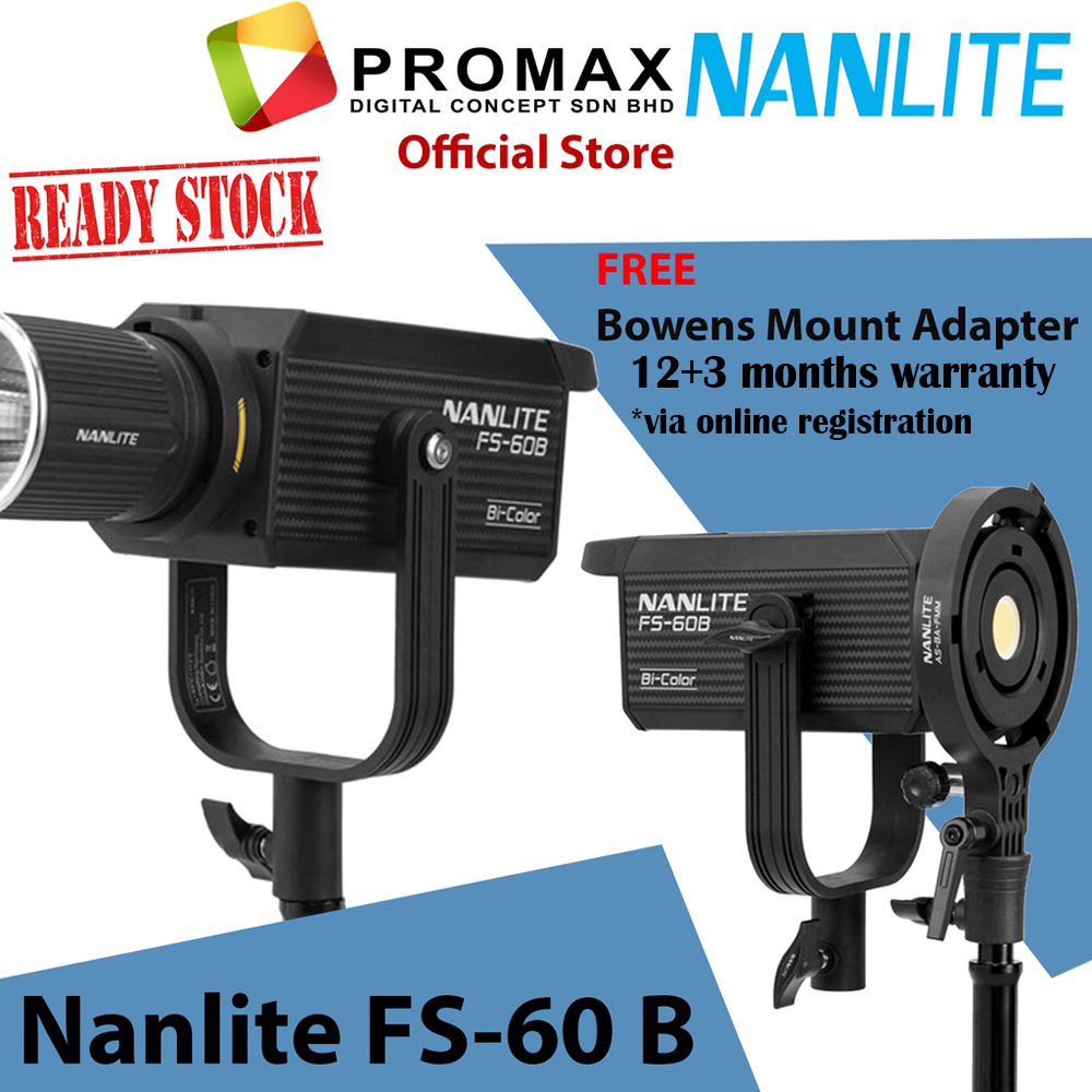 Nanlite-FS-60B-Bi-Color-Studio-Spotlight-FS60B-Original-Malaysia-Nanlite