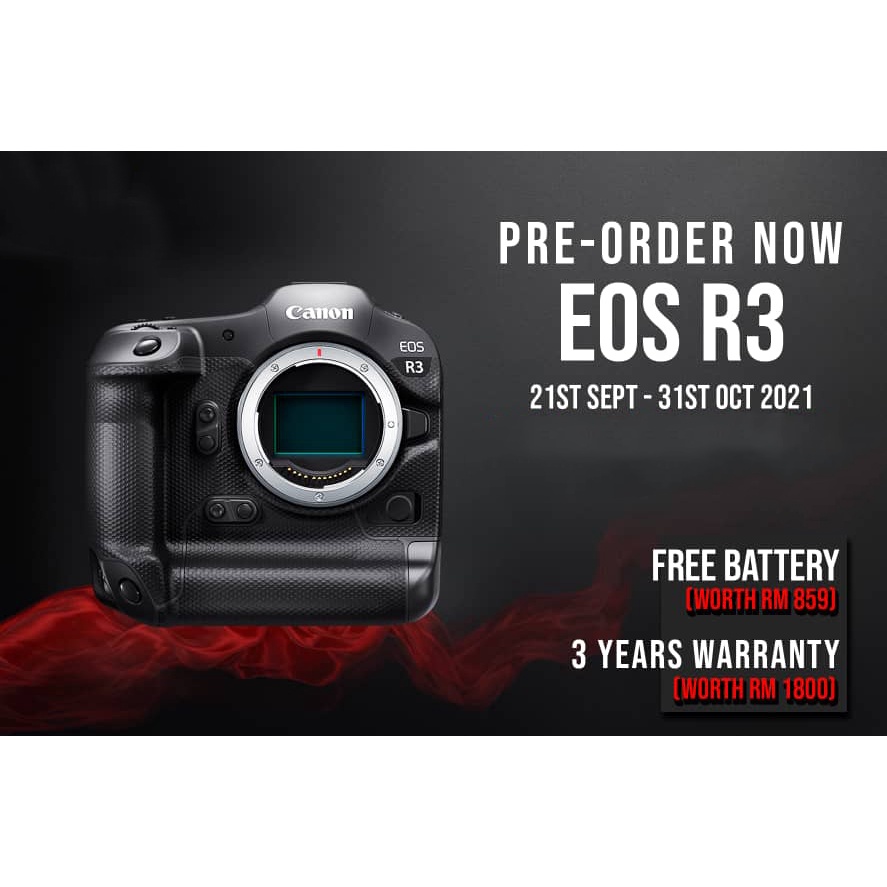 New-Arrive-Canon-R3-Reveals-EOS-R3-EOSR3-Mirrorless-Camera-100-Original-CANON-Malaysia