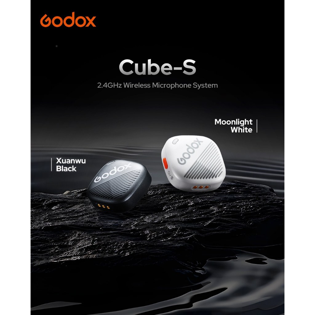 New-Godox-Cube-SC-BlackWhite-2-Person-Wireless-Microphone-System-with-USB-C-Connector-for-Mobile-Dev