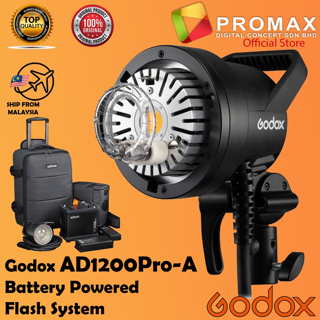 READY-STOCK-Godox-AD1200Pro-A-Battery-Powered-Flash-System-100-Original-GODOX-Malaysia