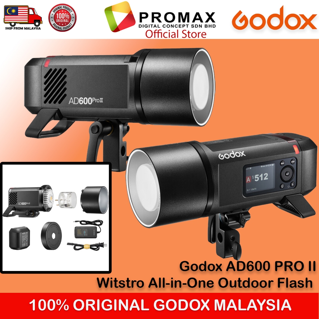 READY-STOCK-Godox-AD600Pro-AD600Pro-II-Witstro-All-in-One-Outdoor-Flash-100-Original-GODOX-Malaysia-