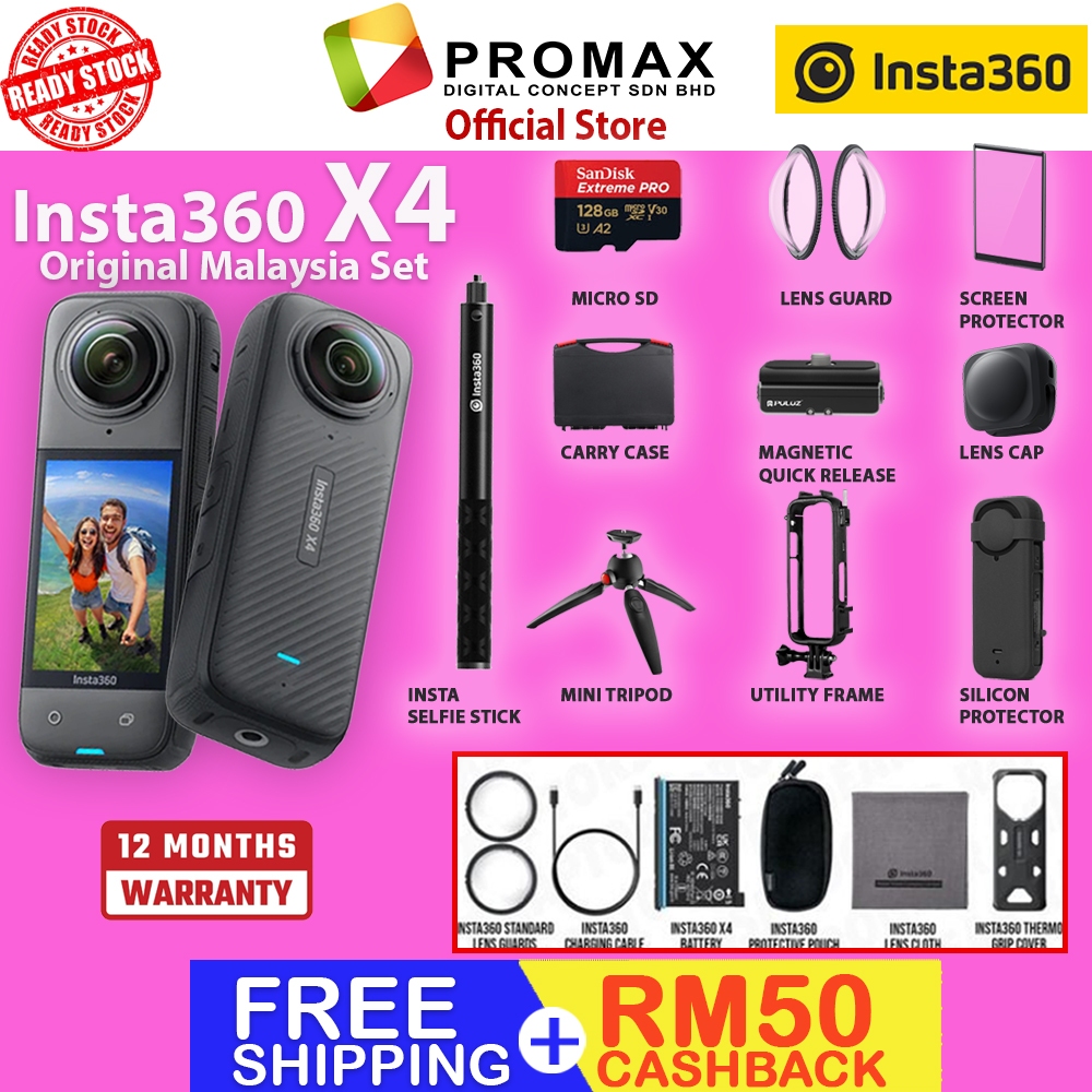 READY-STOCK-Insta360-X4-Insta360-ONE-X4-Insta360-ONEX4-57K-Video-72MP-Photo-360-Panoramic-Camera-Ori