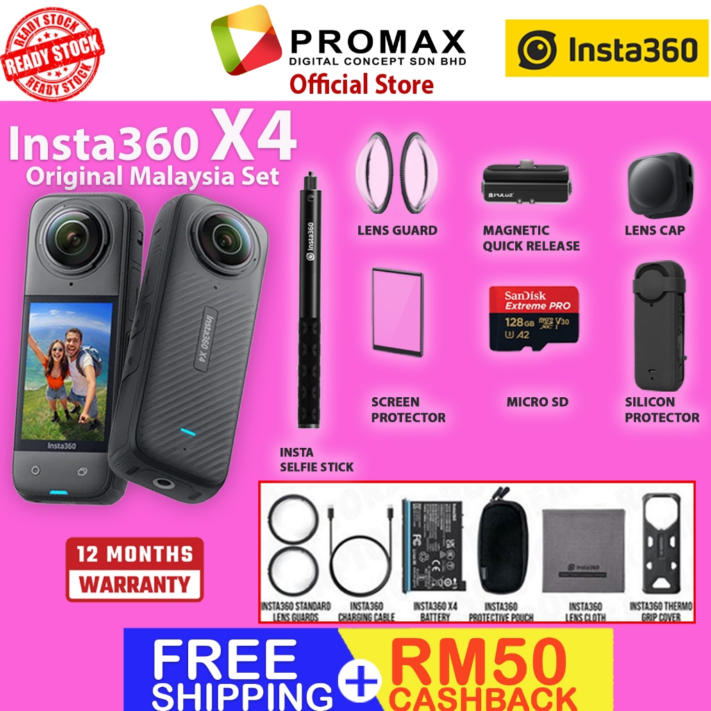 READY-STOCK-Insta360-X4-Insta360-ONE-X4-Insta360-ONEX4-57K-Video-72MP-Photo-360-Panoramic-Camera-Ori